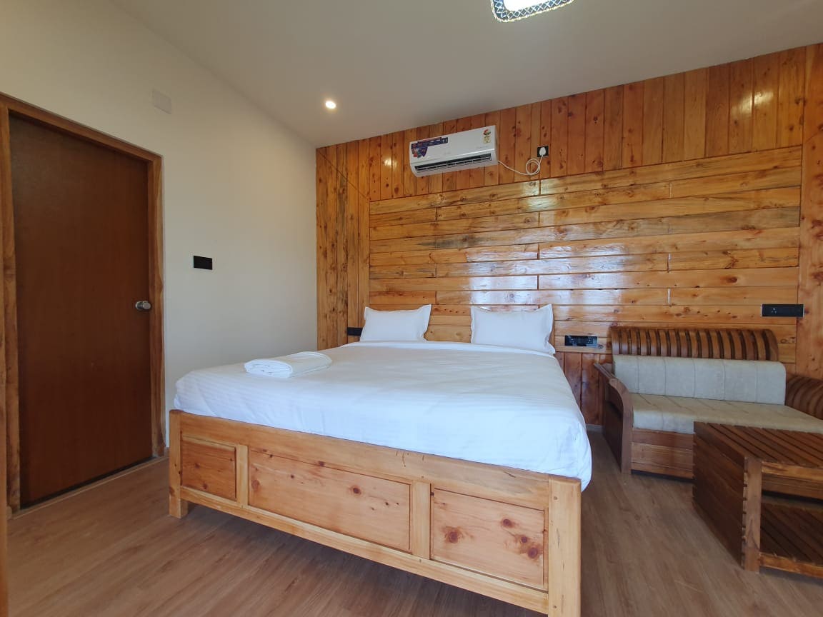 AC Wooden Premium Rooms Inside Farm