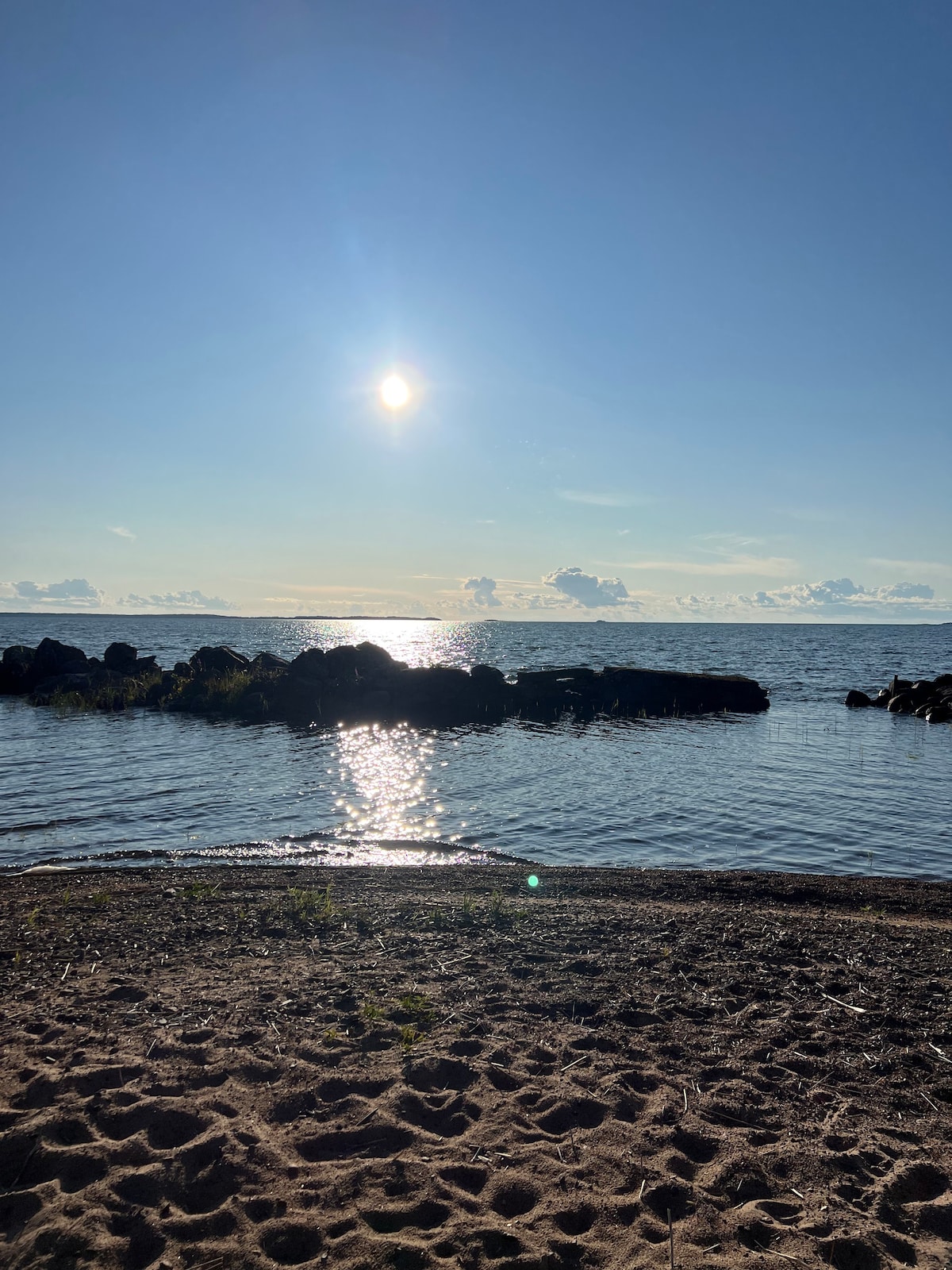 Egen strand i Sjötorp