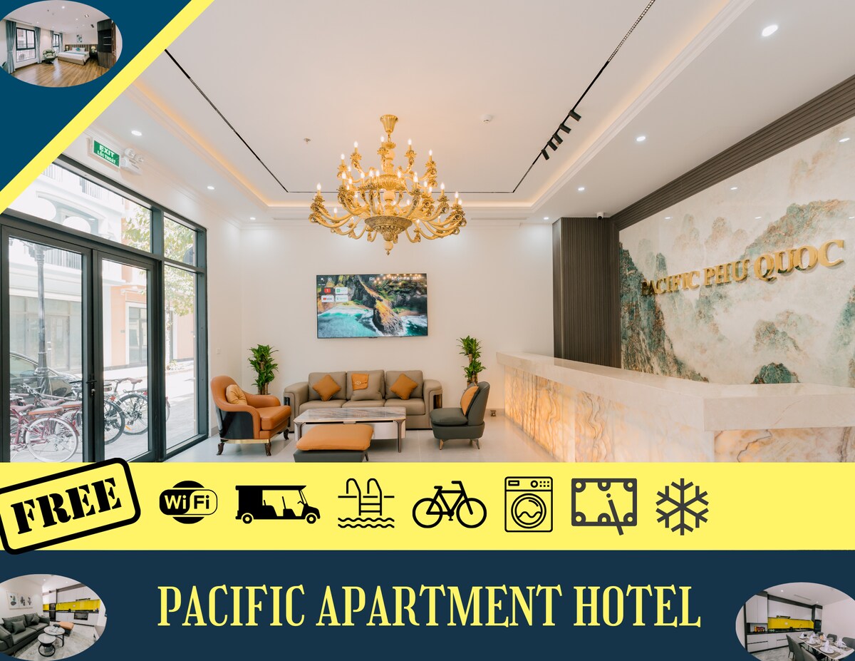 Pacific Apartment-Marina Phu Quoc-1 BR- Near Beach
