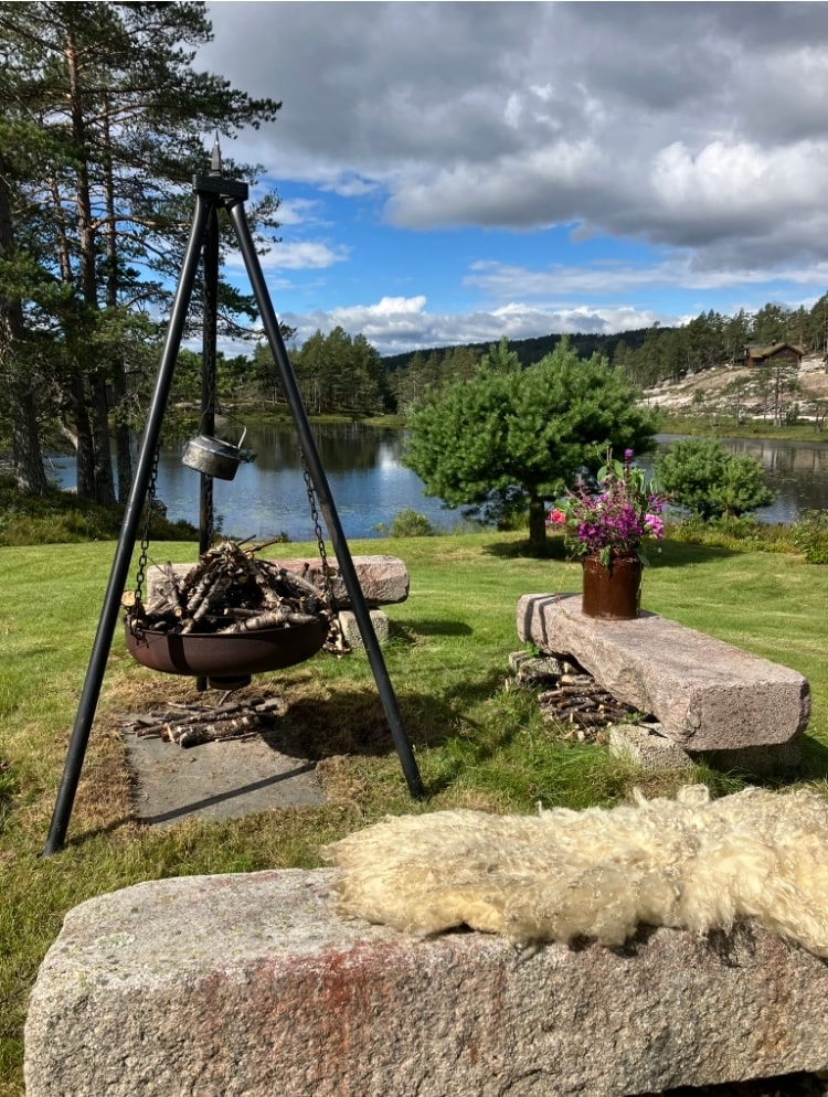 Idyllisk hytte på Gautefall