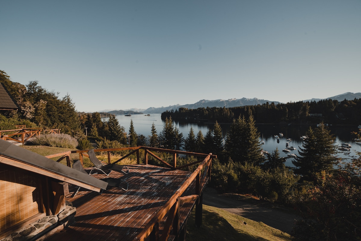 Loft con vista al lago para 4 personas.