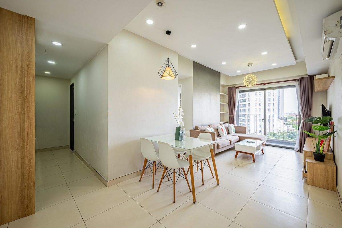 Masteri Thao Dien 2卧室公寓，中心，购物中心