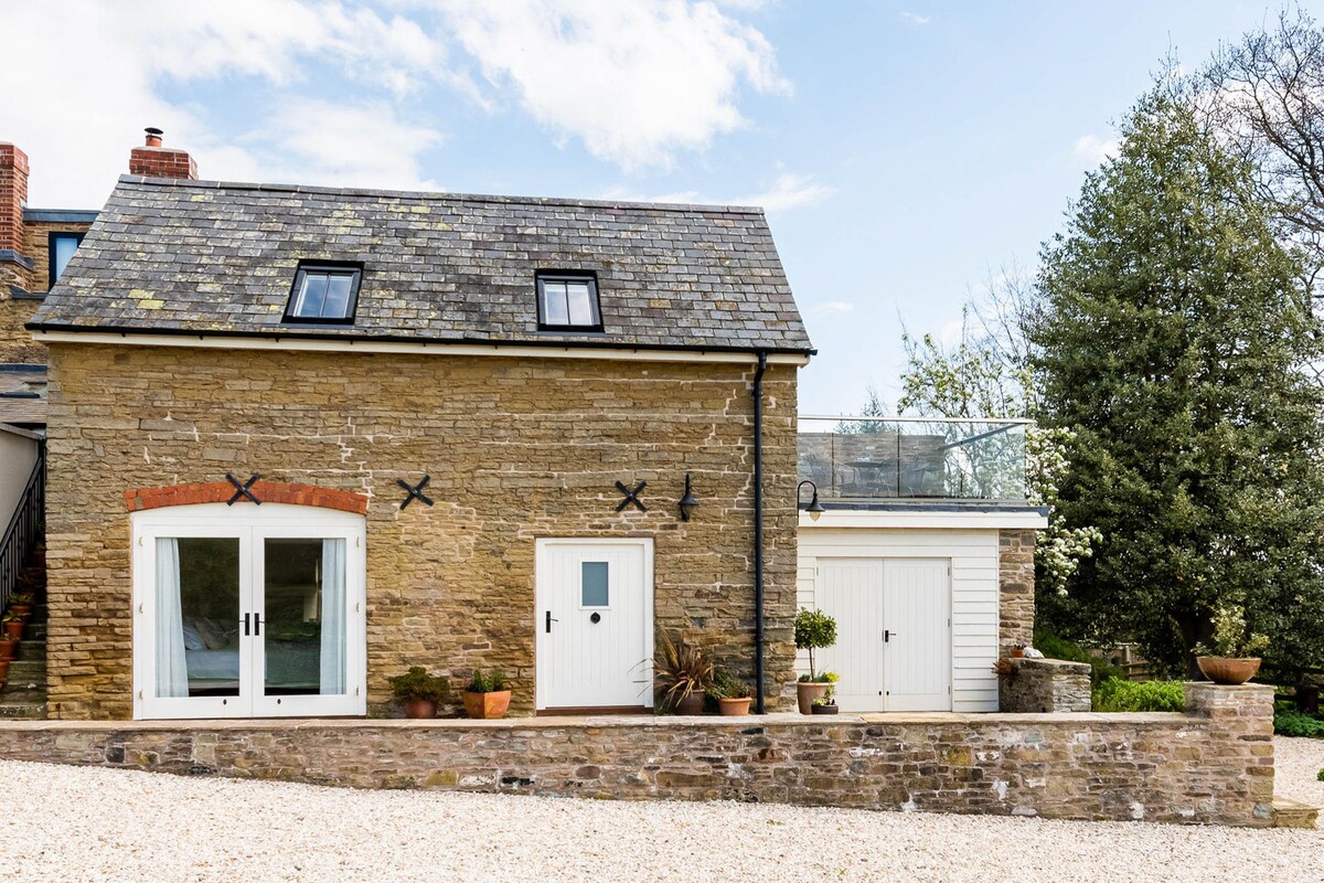 Converted barn on a smallholding