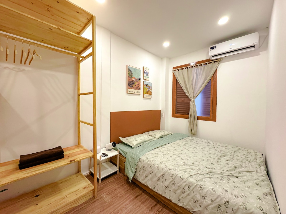 Maoki 4 ： BuiVien/投影仪+ Netflix附近的舒适1卧室
