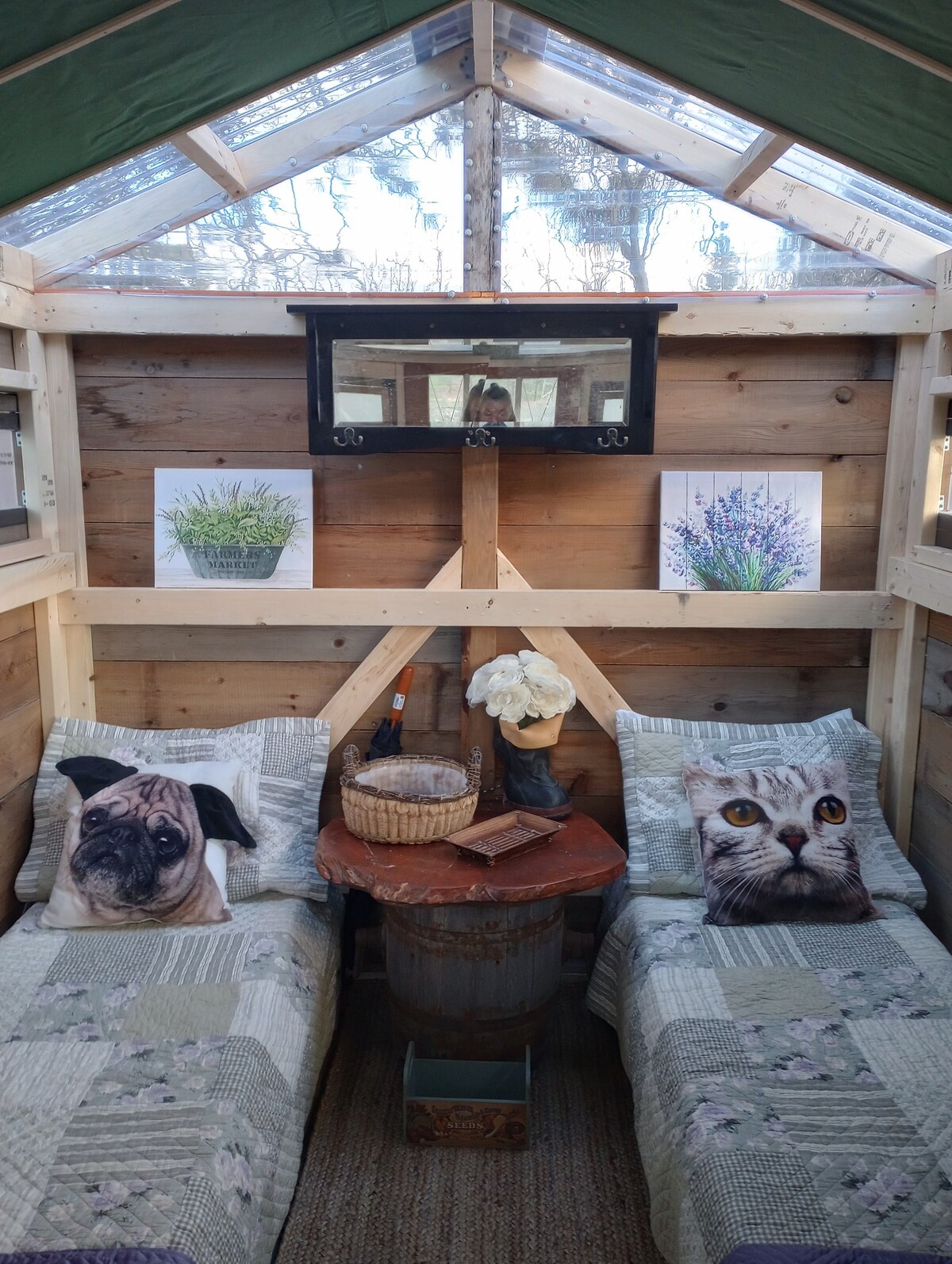 Horse-Drawn School-Sleigh Cabin