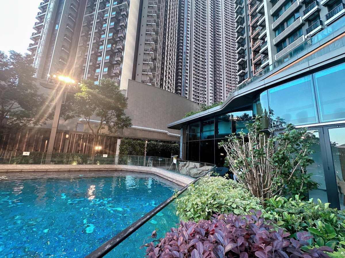 香港將軍澳歐式風格3房2廳公寓帶會所泳池