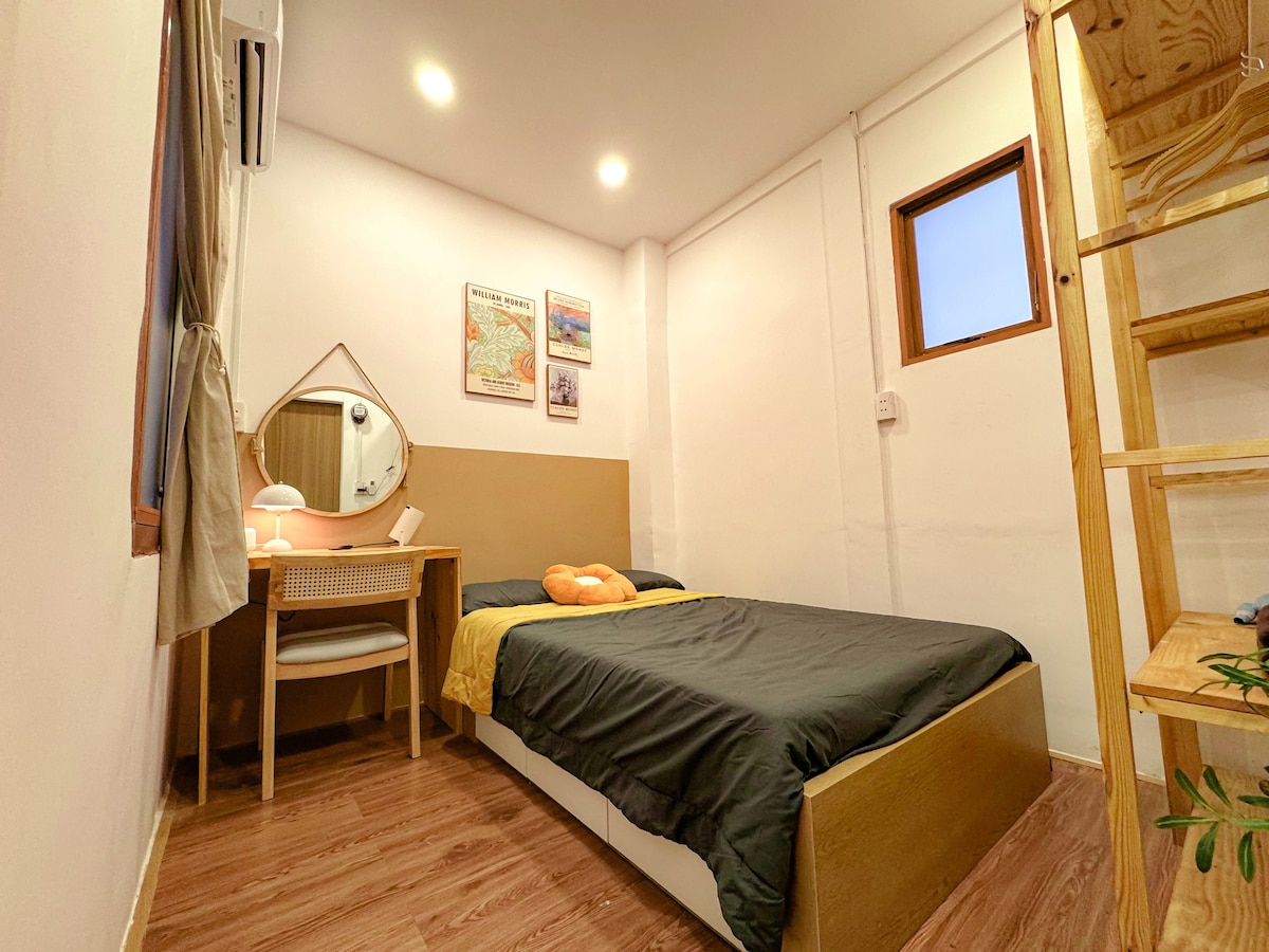 Maoki 5 ：舒适的1间卧室，带Netflix ，靠近BenThanh -步行7分钟