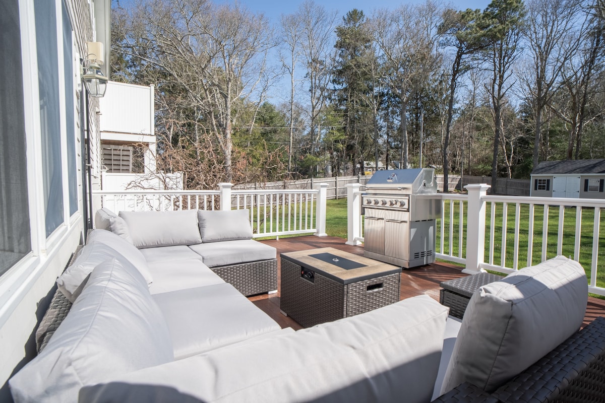 Coastal Charm:  Modern Farmhouse with Fenced Yard