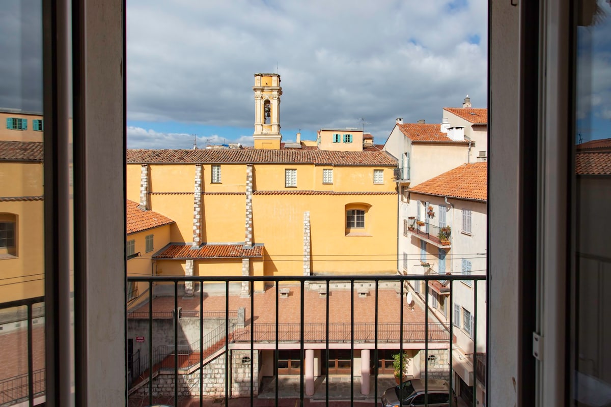 Styly old town Nice central 2 Balconies 5mins sea