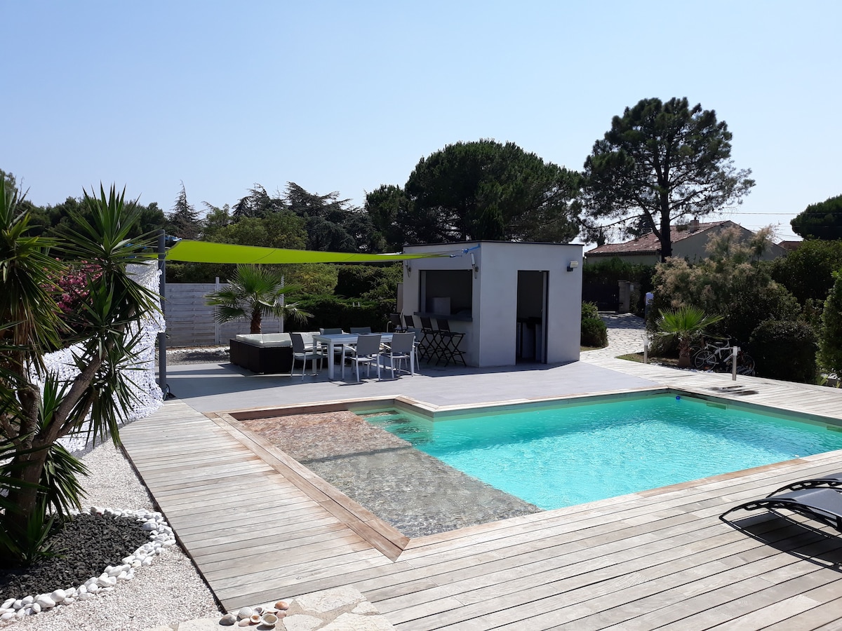 Villa avec piscine dans le sud