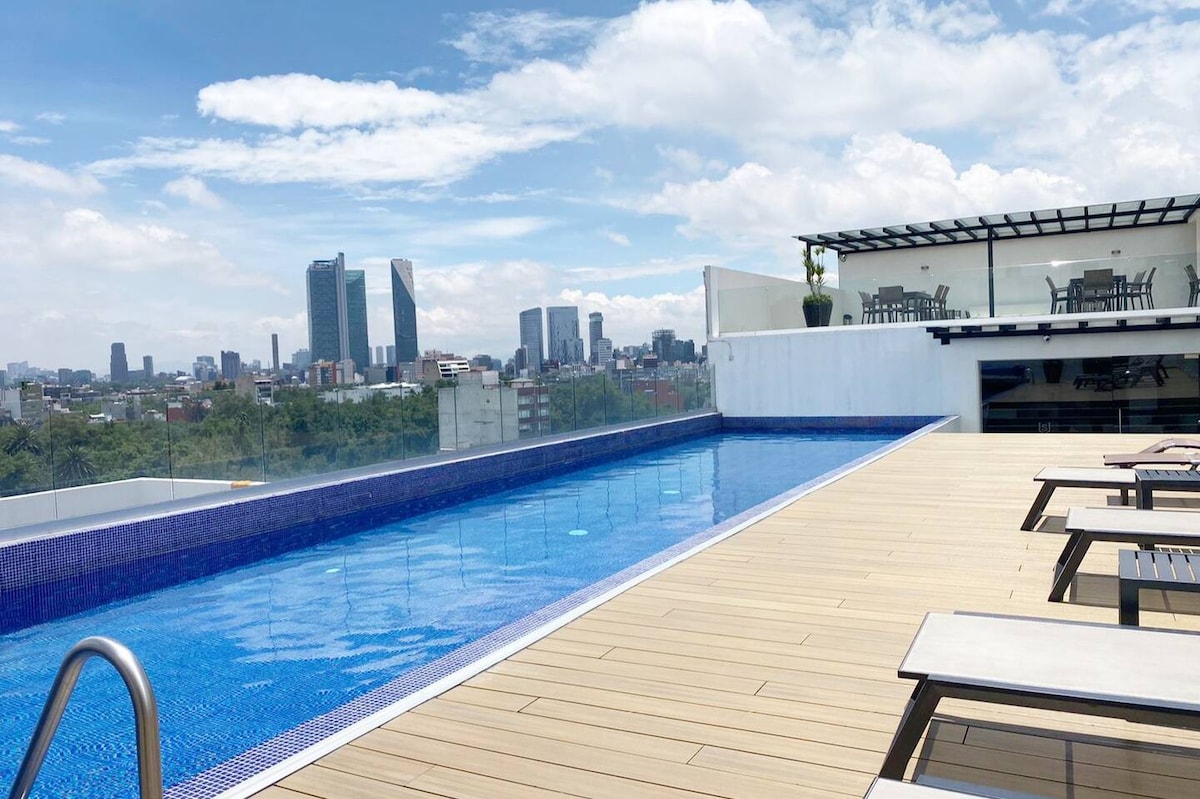 Lux Tower: Panorama Roof Top, Gym y Lounge