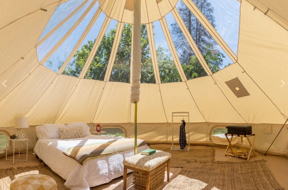 Stargazing Tent with Amenities!