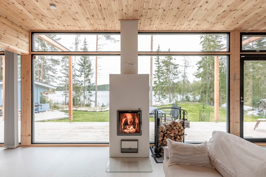 Modern Cabin in Finnish forest