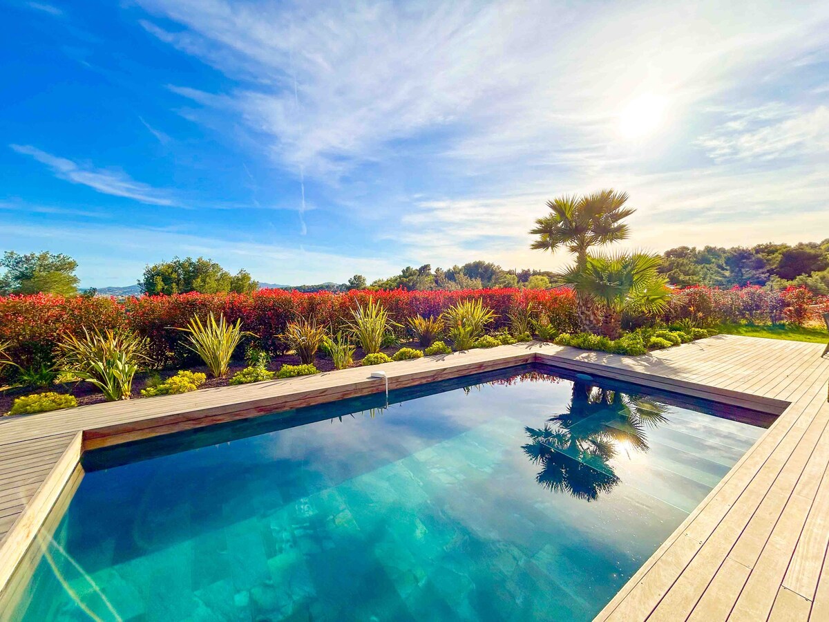 Magnifique rez-de-villa avec piscine à Ollioules