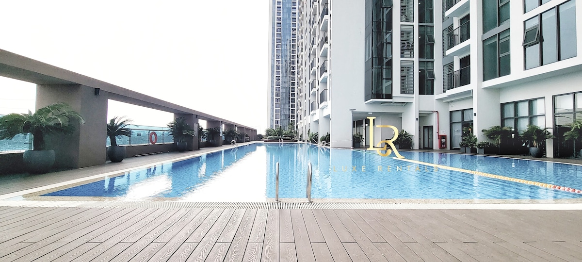 Ecogreen Saigon 2BR | 2B公寓Q.7 |免费健身房和游泳池