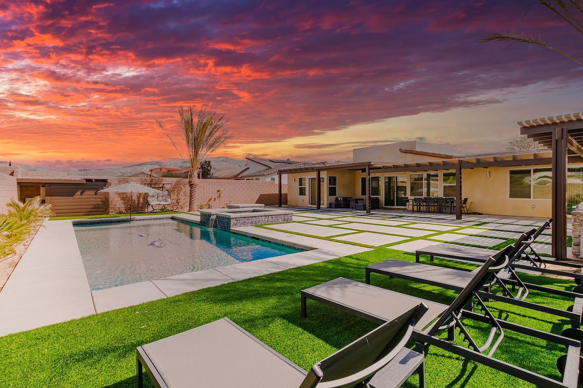 Lavish Desert Hot Springs House