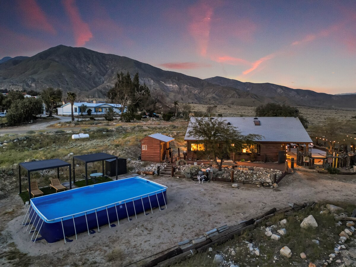 The Desert Shack: Saltwater Pool/Hot Tub, Fire pit