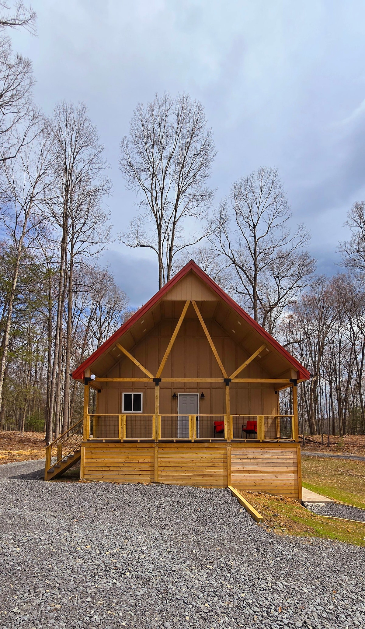 The Cornerstone Cabin, bordering National Forest