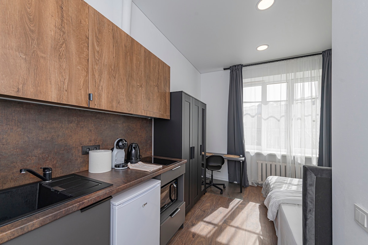 Minimalist Studio Apartment 7 by Hostlovers