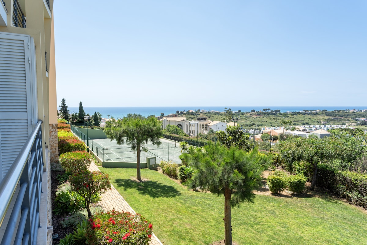 Sea view Apartment with Terrace & 2 Swimming pools