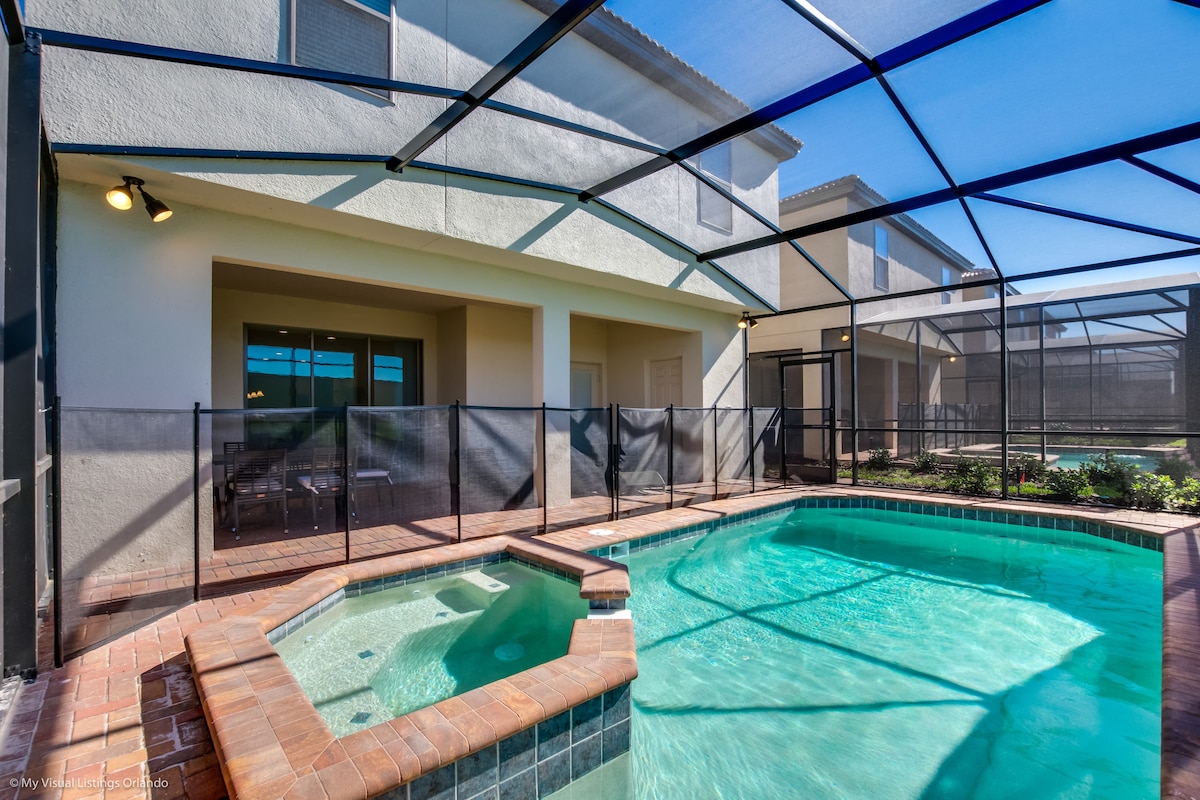 #1744A Resort Home Private Pool/Spa Disney