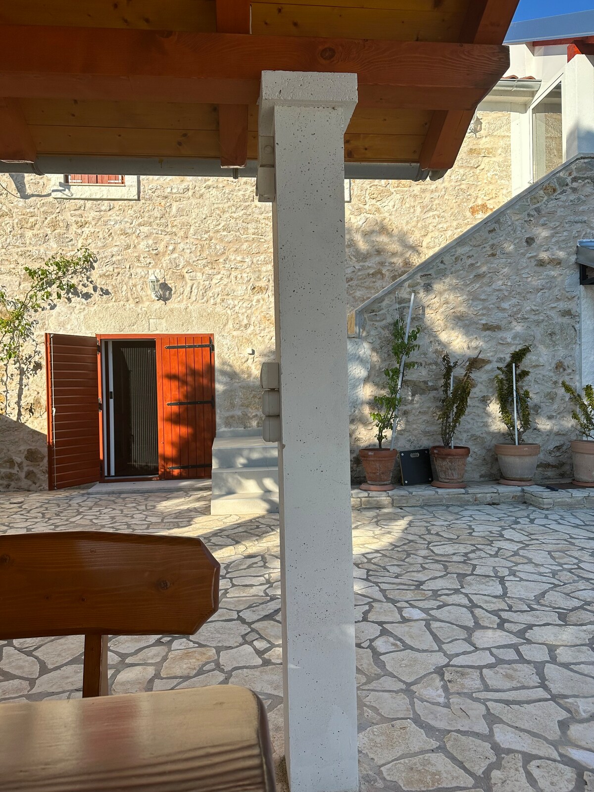 The Grandfather's courtyard villa with heated pool