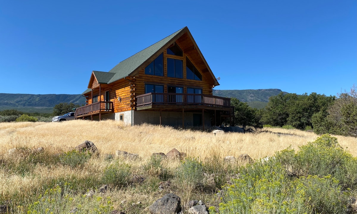 Secluded mountain cabin