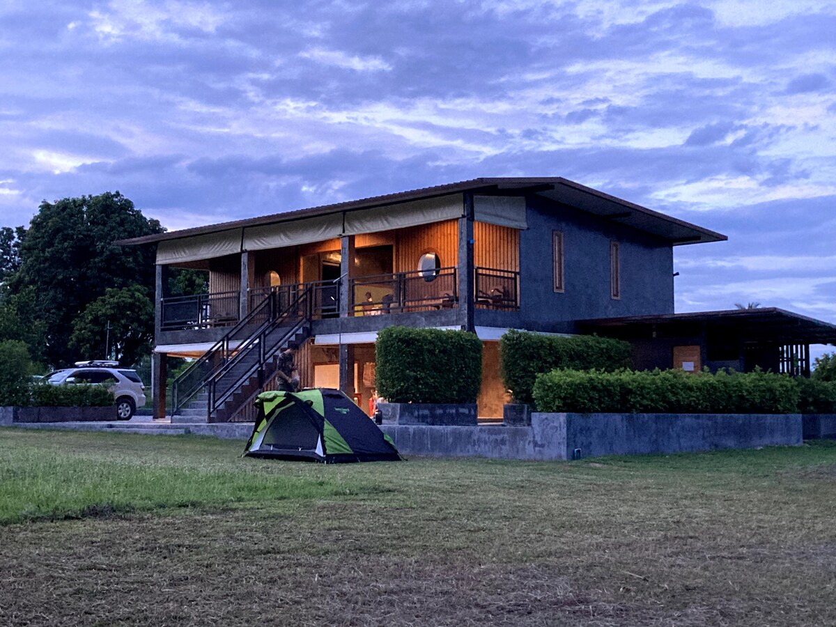 Private house in organic farm