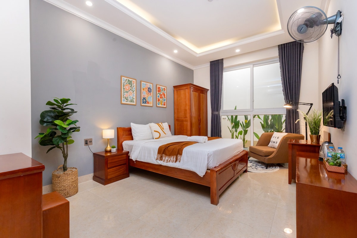 [免费水]单间公寓CBD Vung Tau 1卧室窗户