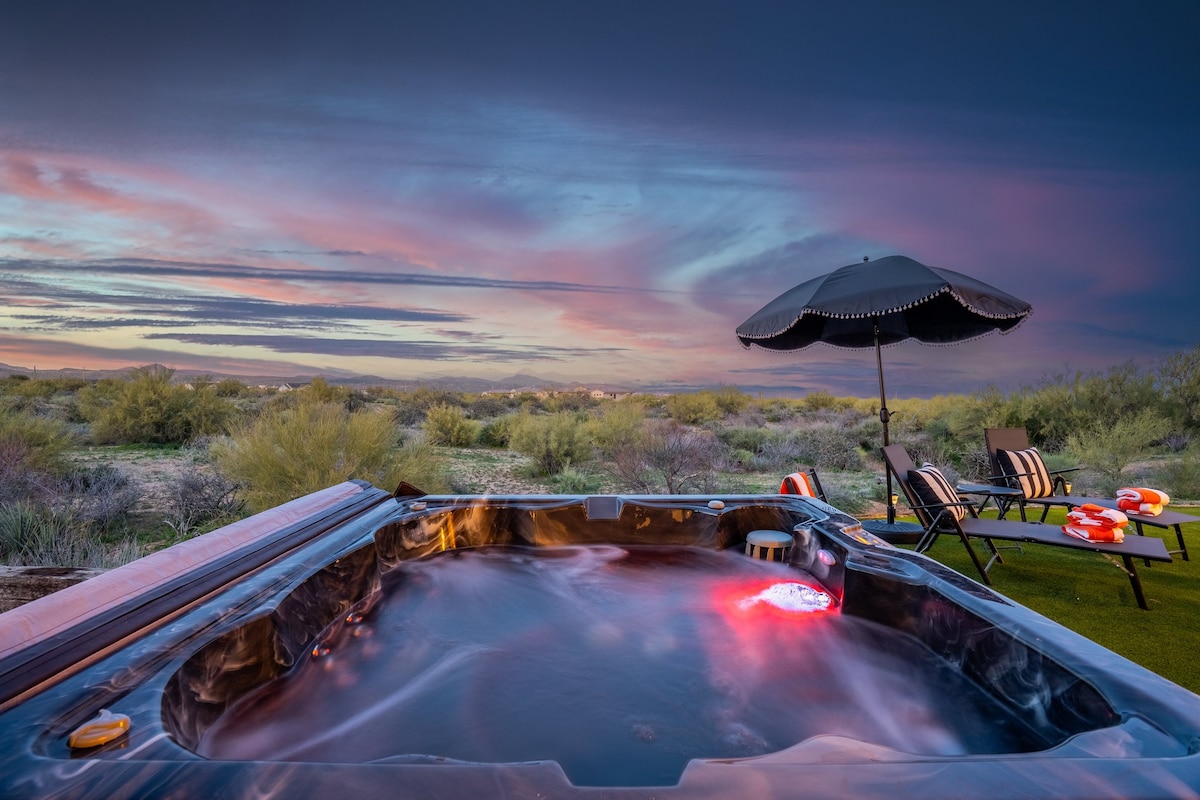 Scottsdale  Moonlight Oasis- 4Bed-3 bath+Hot tub
