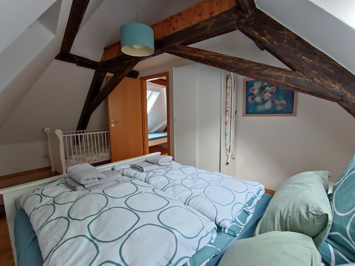 Stylish Attic Apartment at Schlosspark