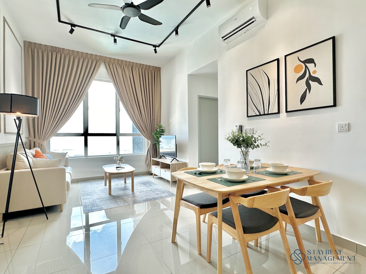 Amber Cove Sea View•Melaka•2 Bedroom/4 Pax