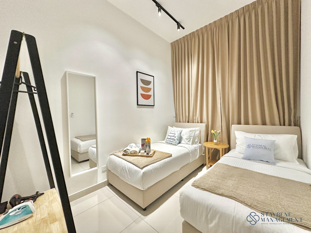 Amber Cove Sea View•Melaka•2 Bedroom/4 Pax
