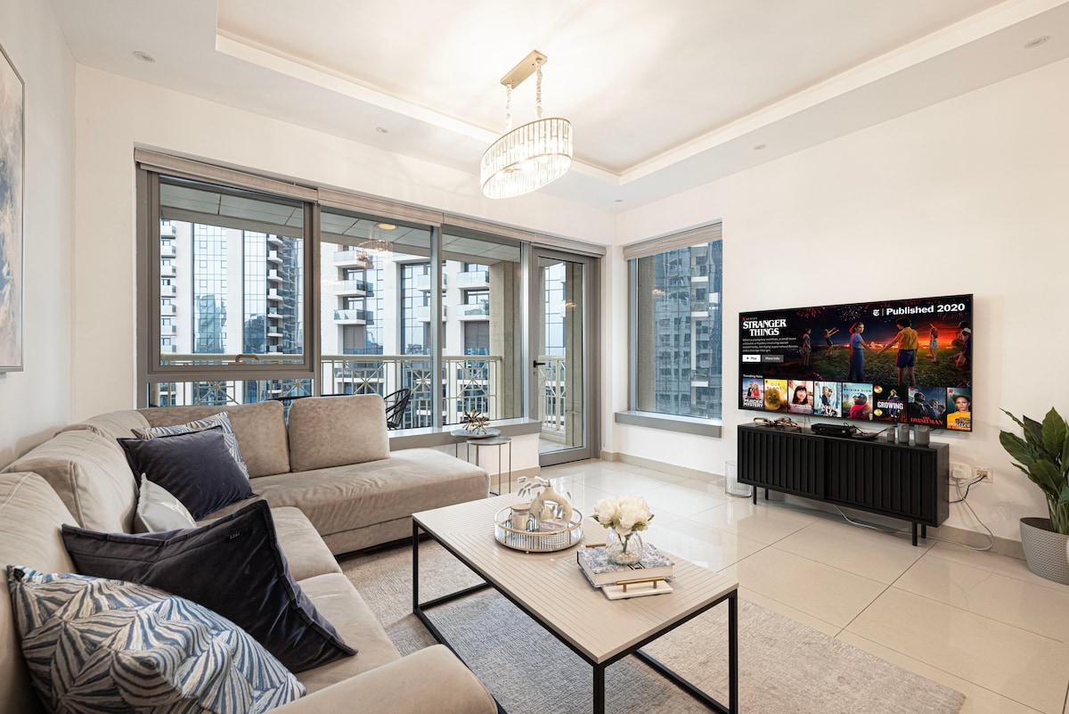 FIRST CLASS | 3BR | Burj Khalifa & Fountain View