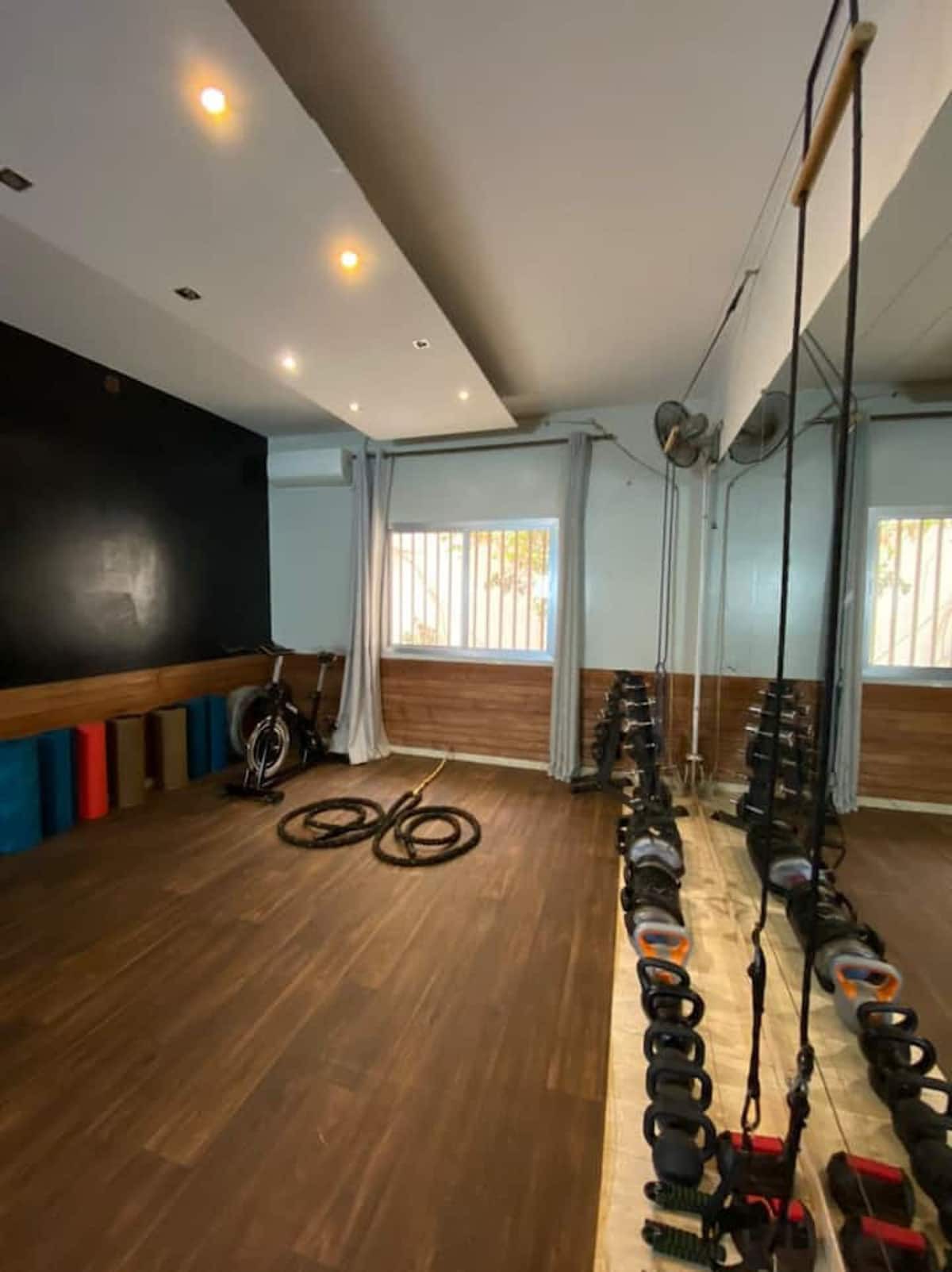 Room in shared home with gym