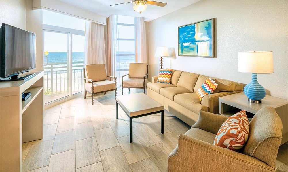 2 Bedroom Oceanview Suite steps from Myrtle Beach