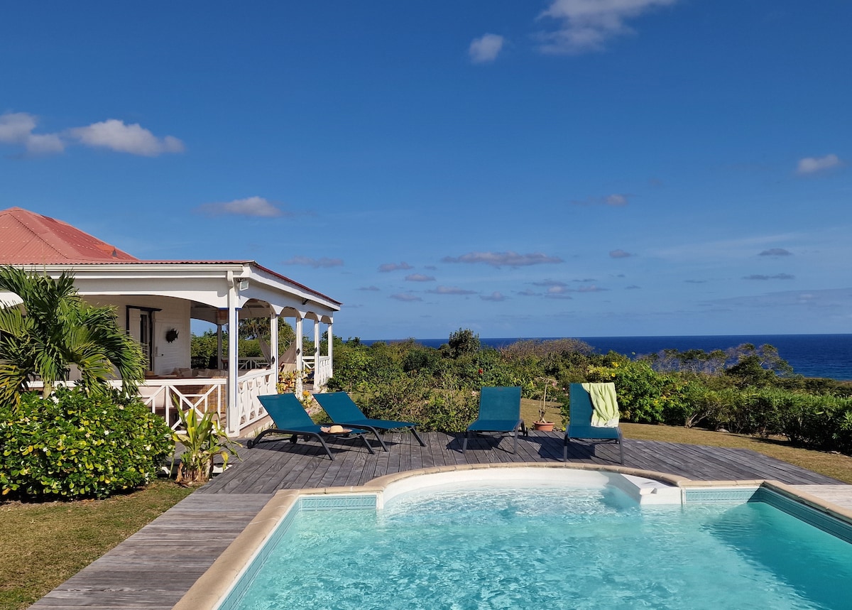 Villa Blanche des îles à Marie Galante