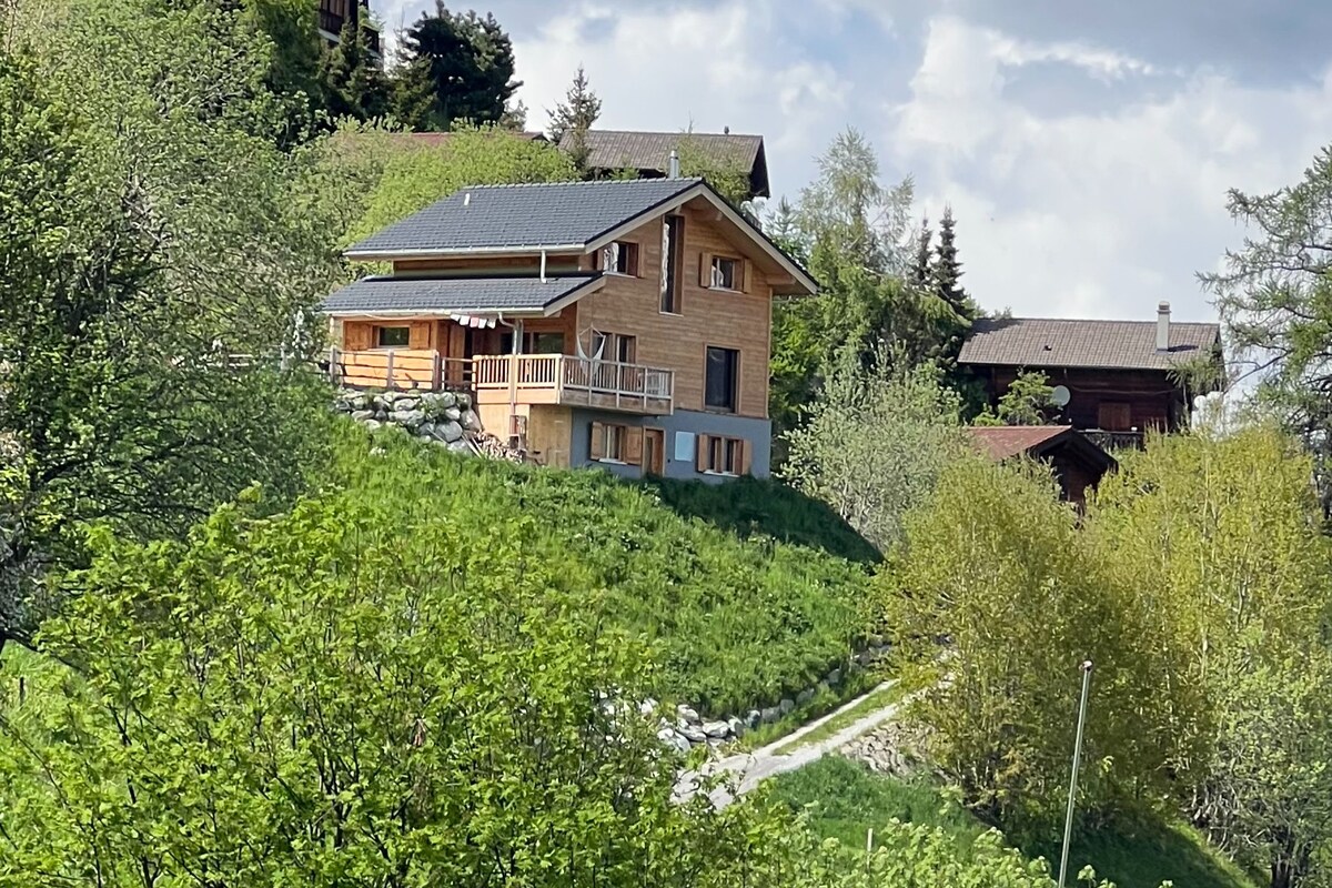 Chalet avec vue et terrasse