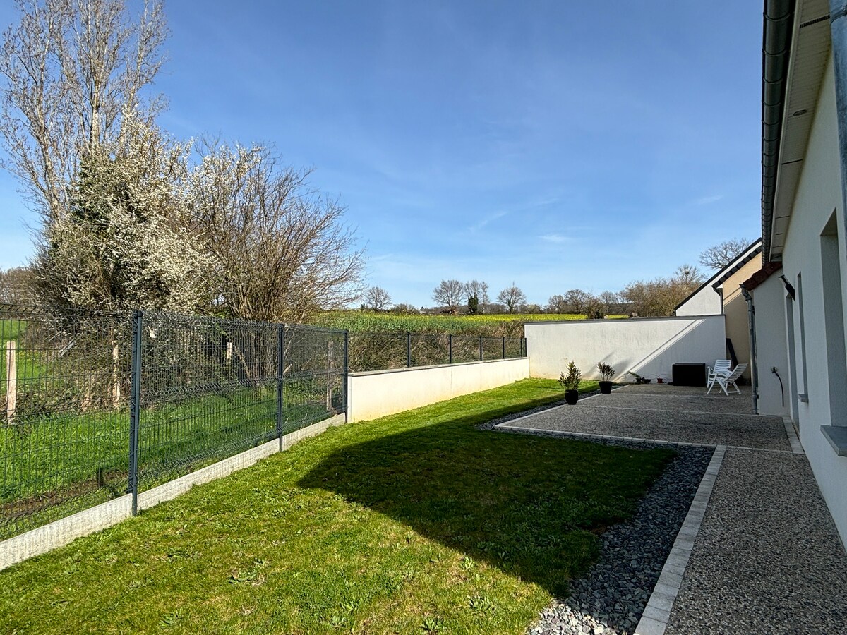 Maison récente 6 personnes avec jardin