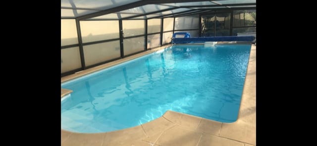 Chambre"Cabourg" Manoir piscine couverte