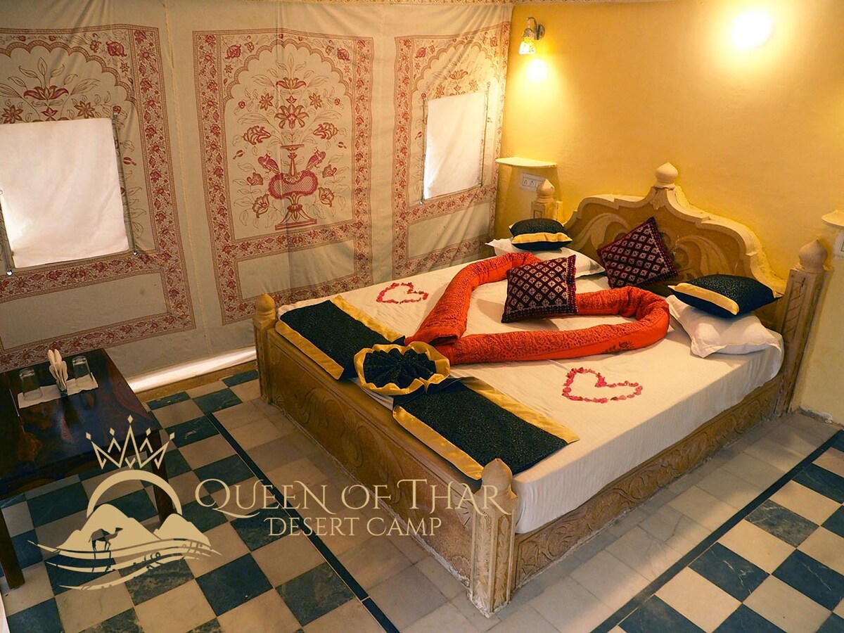 Luxury Double Tent/Queen of Thar Desert Camp