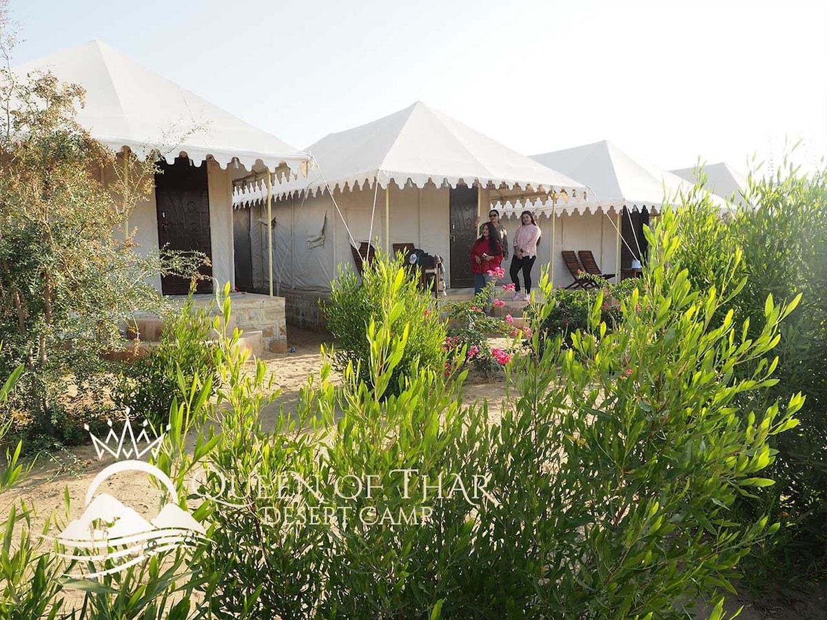 Luxury Double Tent/Queen of Thar Desert Camp