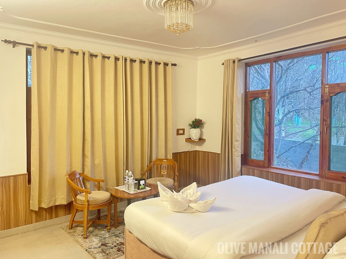 Deluxe Room 102  | Olive Manali Cottage