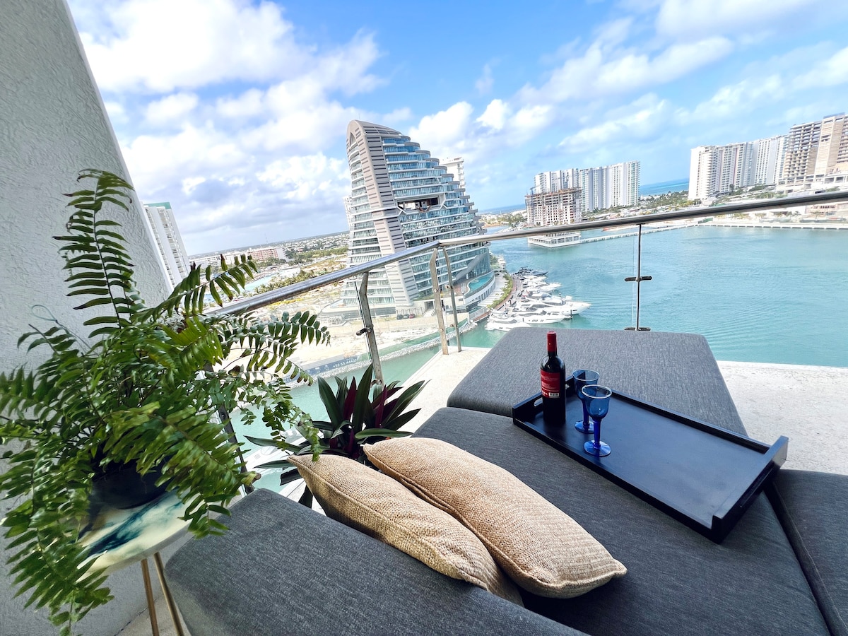 TOP/ Million Dollar Sea Views/Beach Club/4 balcony