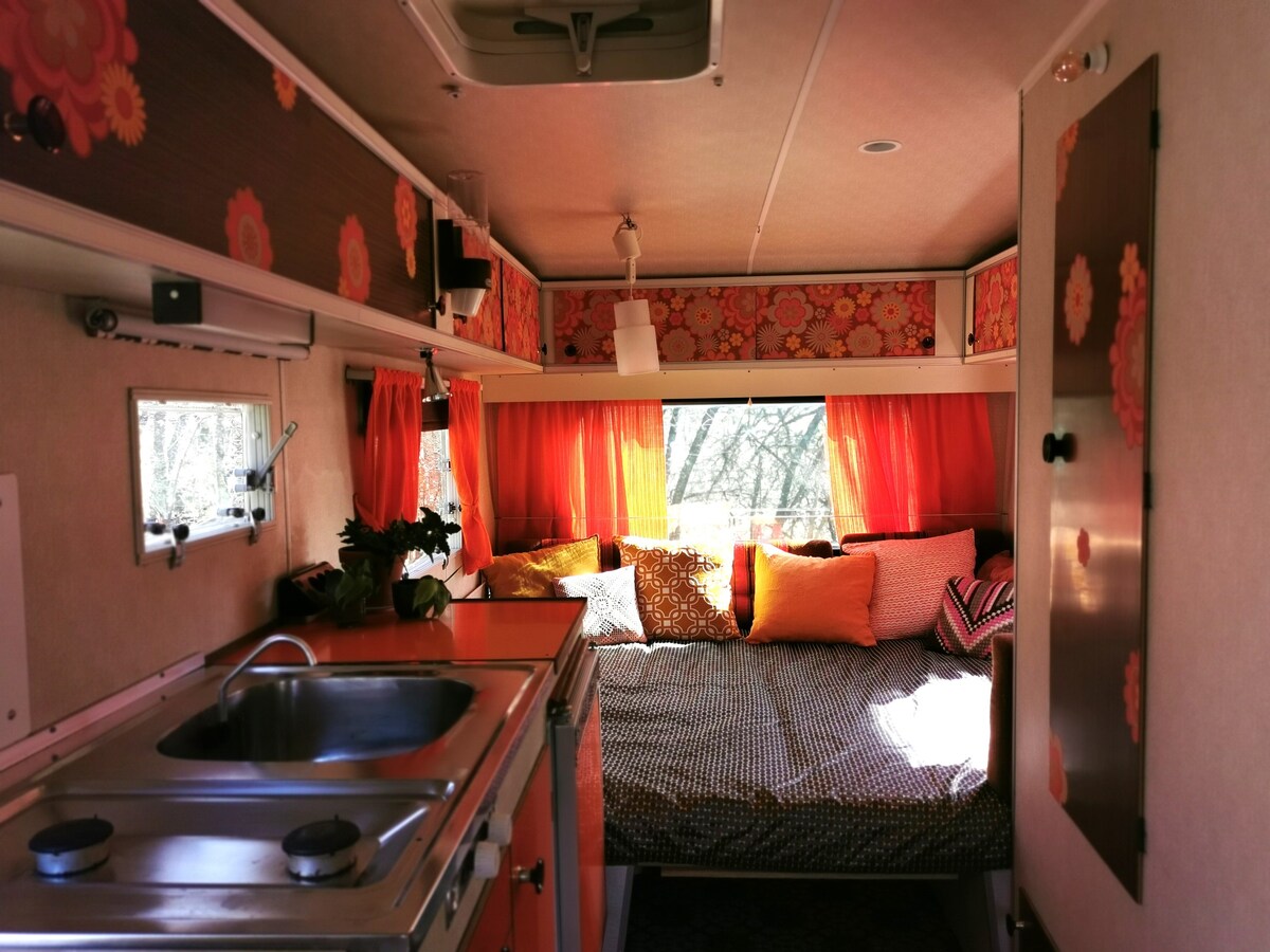 Hippie camper hide-away