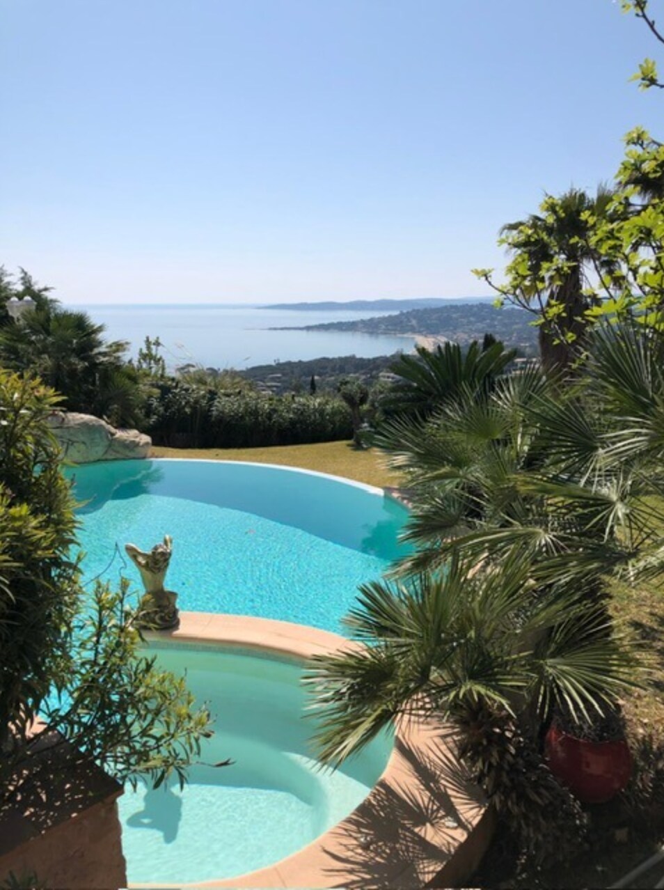 Vue panoramique sur le golfe de St Tropez
