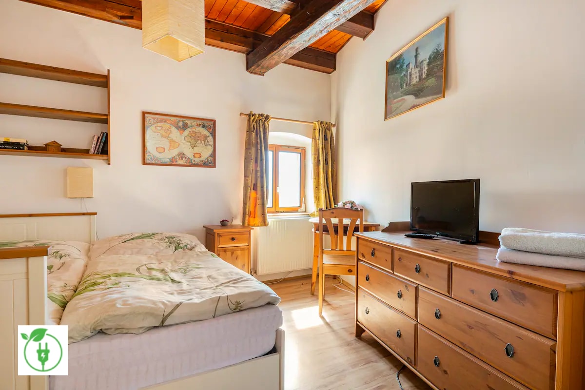 Room in historic granary of Red Stone Castle Častá