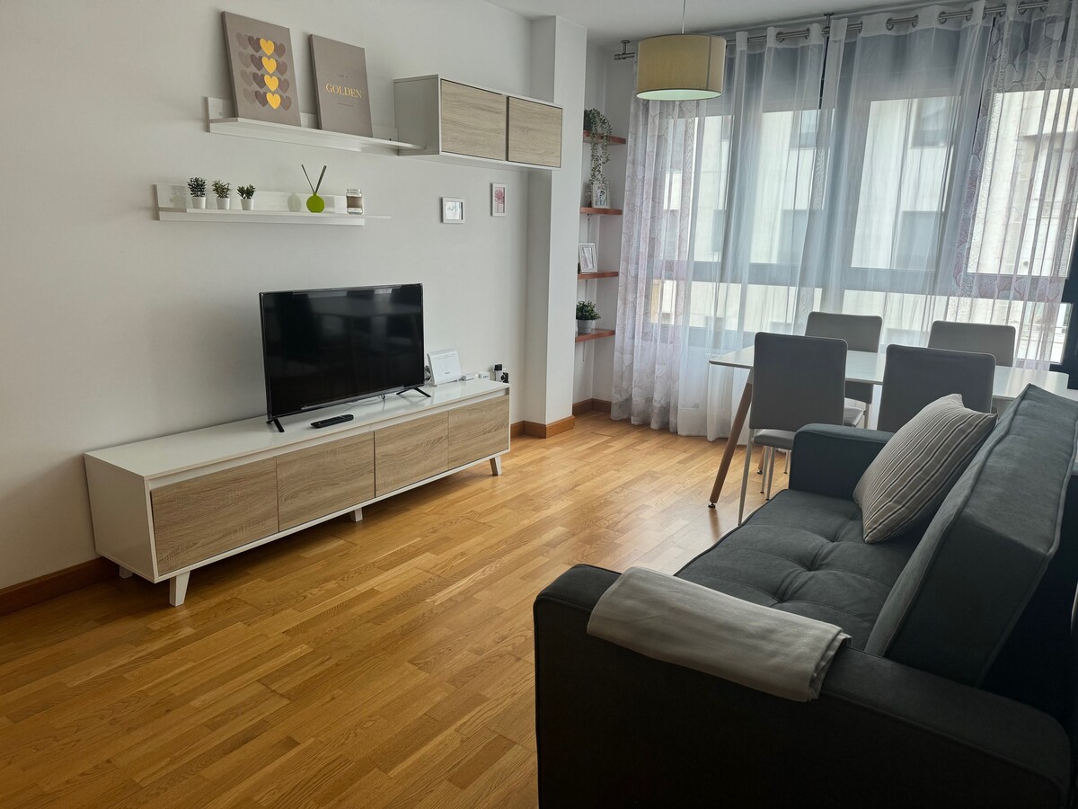 Apartamento en Gijón con garaje y wifi