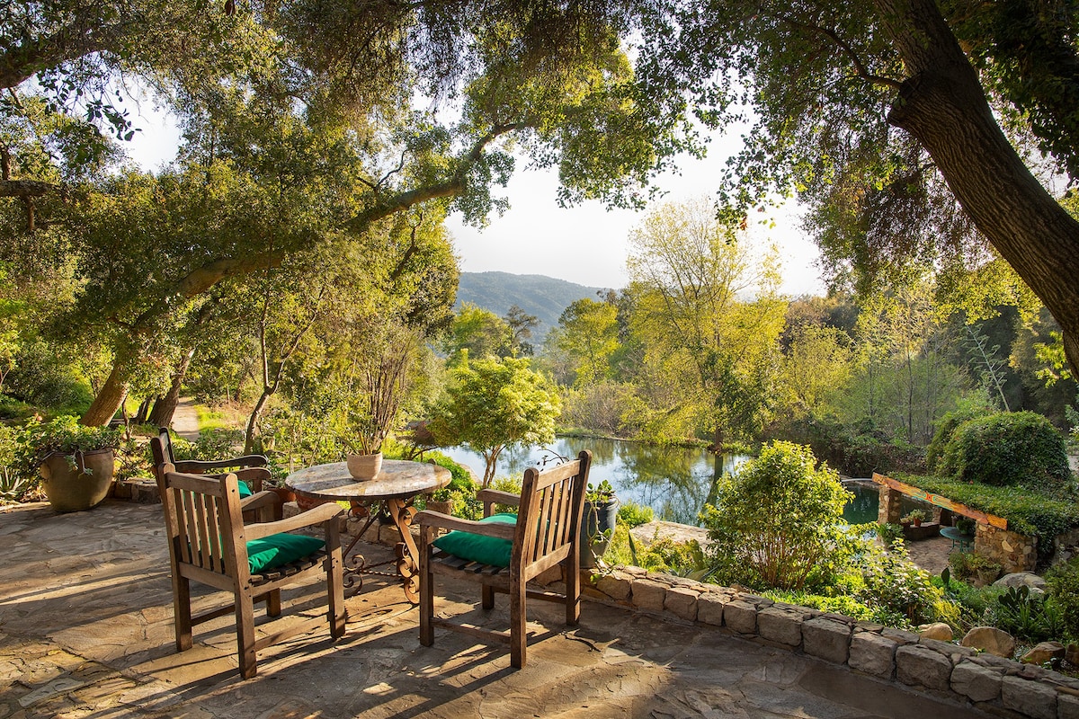 Historic California Ranch Swimming Pond