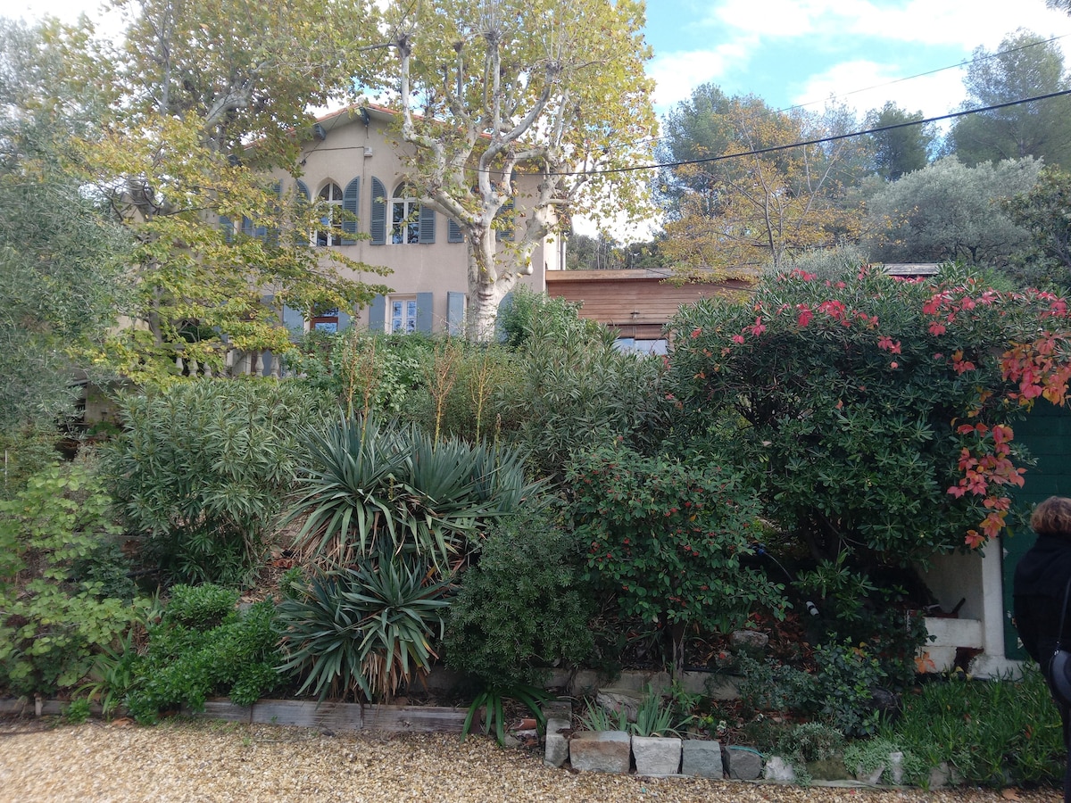 Maison, piscine et grand jardin